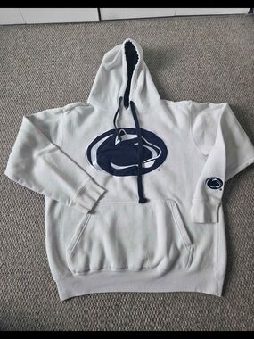 Penn State White Logo Hooded Sweatshirt